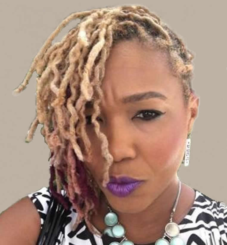 Well-maintained natural hair locs